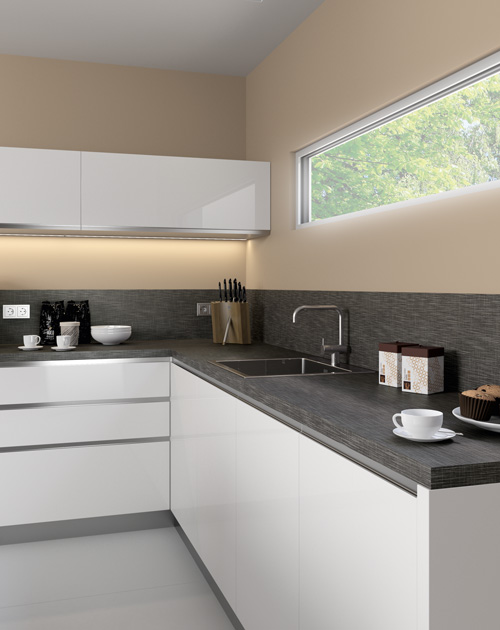 arbeitsplatten austauschen dunkel grau granit holzland beese unna - Arbeitsplatte austauschen – alte Küchen neu beleben