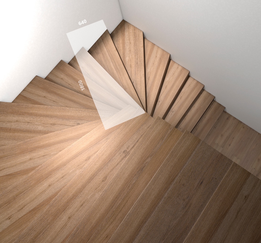 Gewendelte Treppenstufen aus Holz | HolzLand Beese Unna
